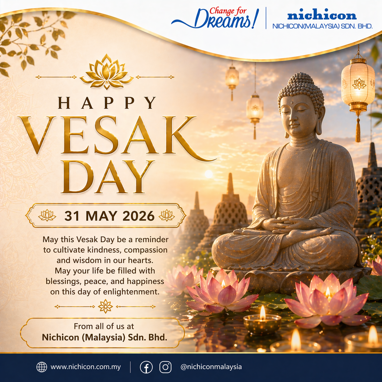 HAPPY WESAK DAY 2026